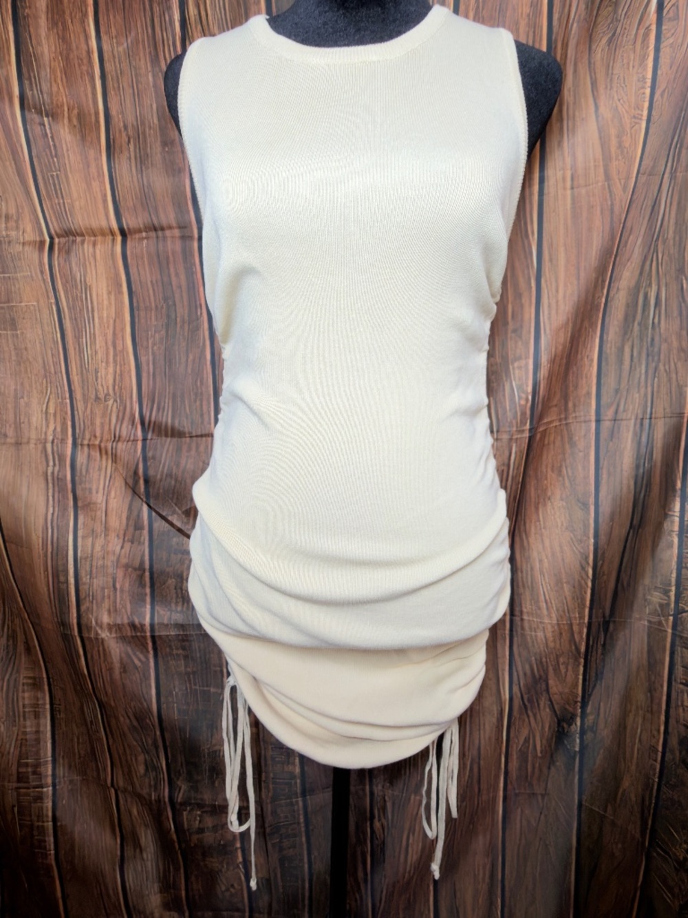 NWT Lioness Military Minds Mini Sleeveless Dress Soft Cream Women’s Medium